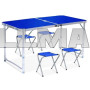 Складаний стіл для пікніка Folding Table 120х60см + 4 стільці